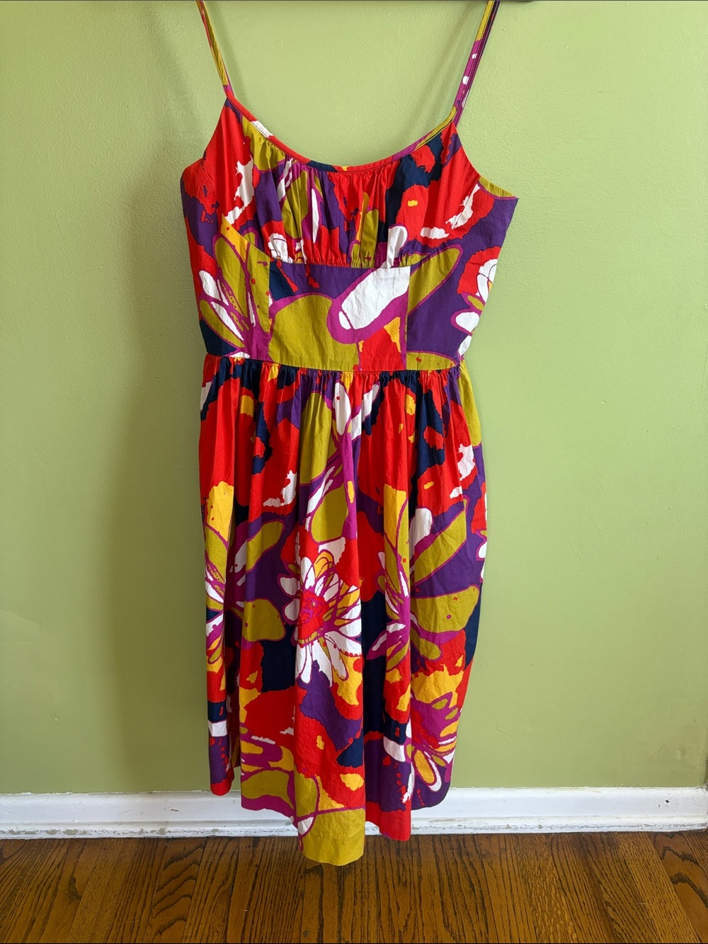 Trina Turk Multicolor Abstract Floral Sundress